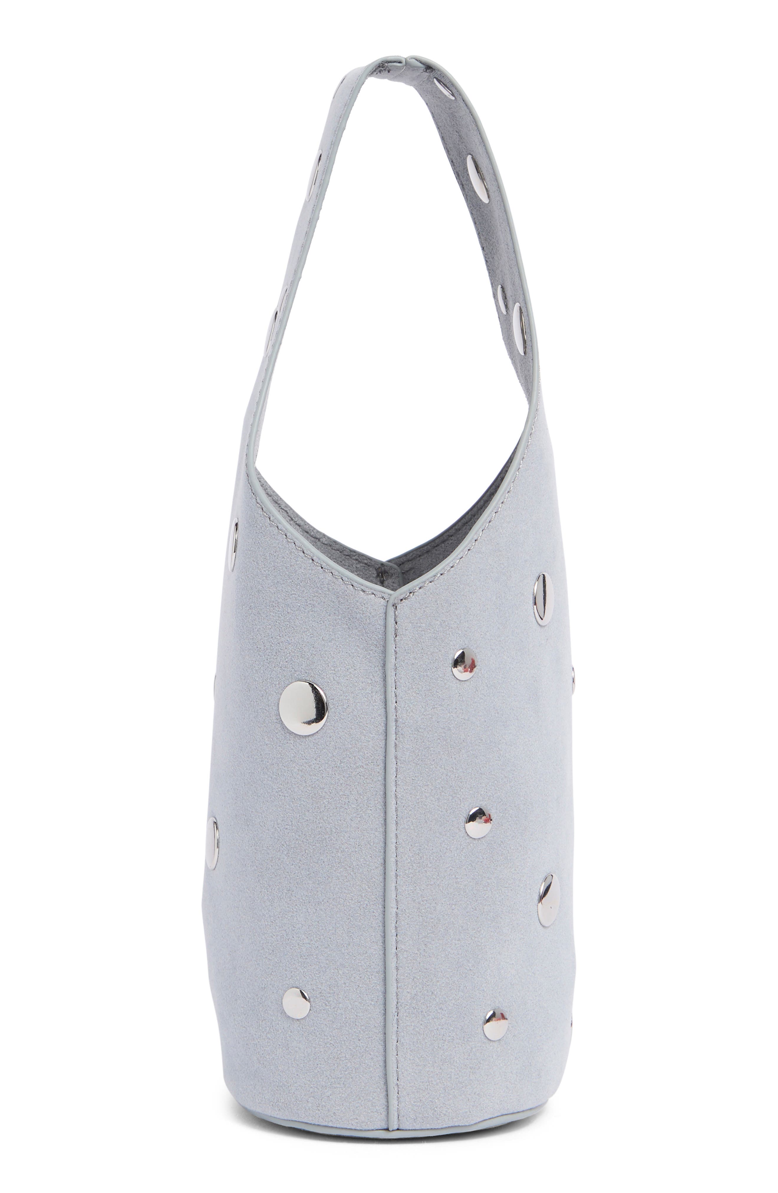 BCBG Covered Rings Shoulder Bag, Alternate, color, Sky Blue