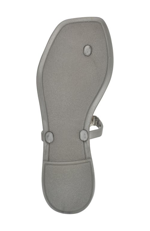 Calvin Klein Edhen Flip Flop In Silver