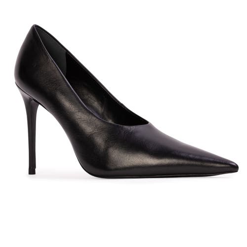 Black Suede Studio Jona 100 Pump In Black