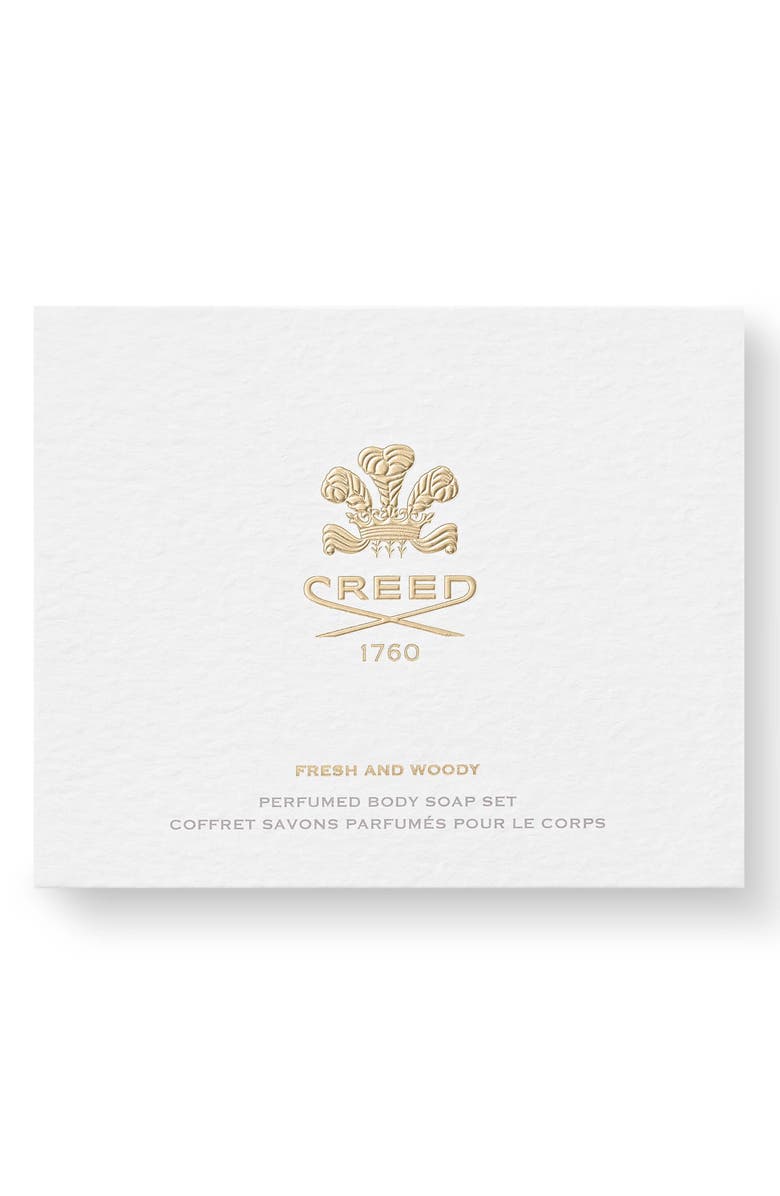 Creed Fresh & Woody Perfumed Body Soap Set, Alternate, color,