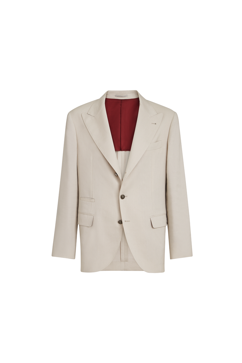 Blazer with peak lapel, Alternate, color, Buff