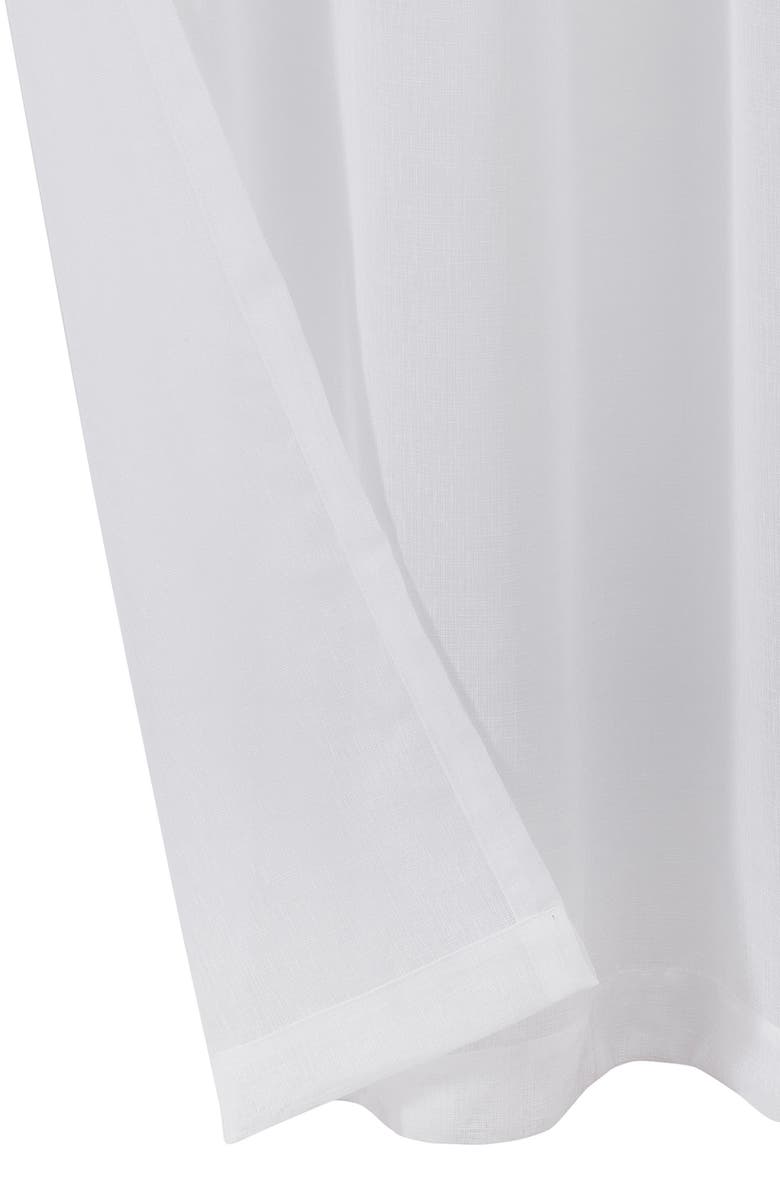 Lucky Brand Onyx Textured Sheer Set of 2 Curtain Panels, Alternate, color, White