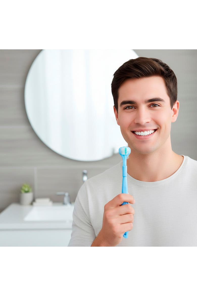 3D Tech 360° Full Coverage Toothbrush Set, Alternate, color, Blue