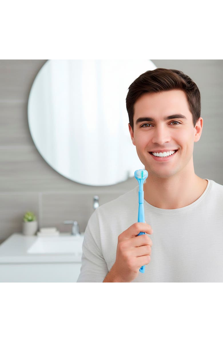 PURSONIC 3D Advanced Tech 360° Full Coverage Toothbrush Set, Alternate, color, Blue