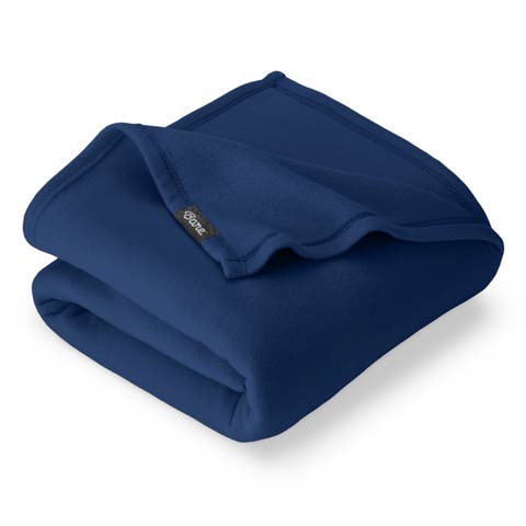 Lightweight Polar Fleece Throw Blanket