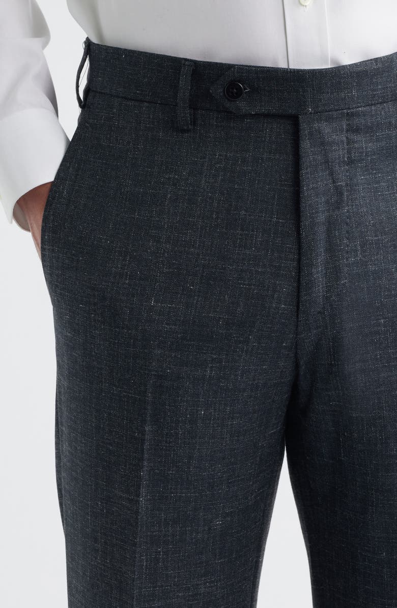 Zanella Devon Wool Pants, Alternate, color, Charcoal