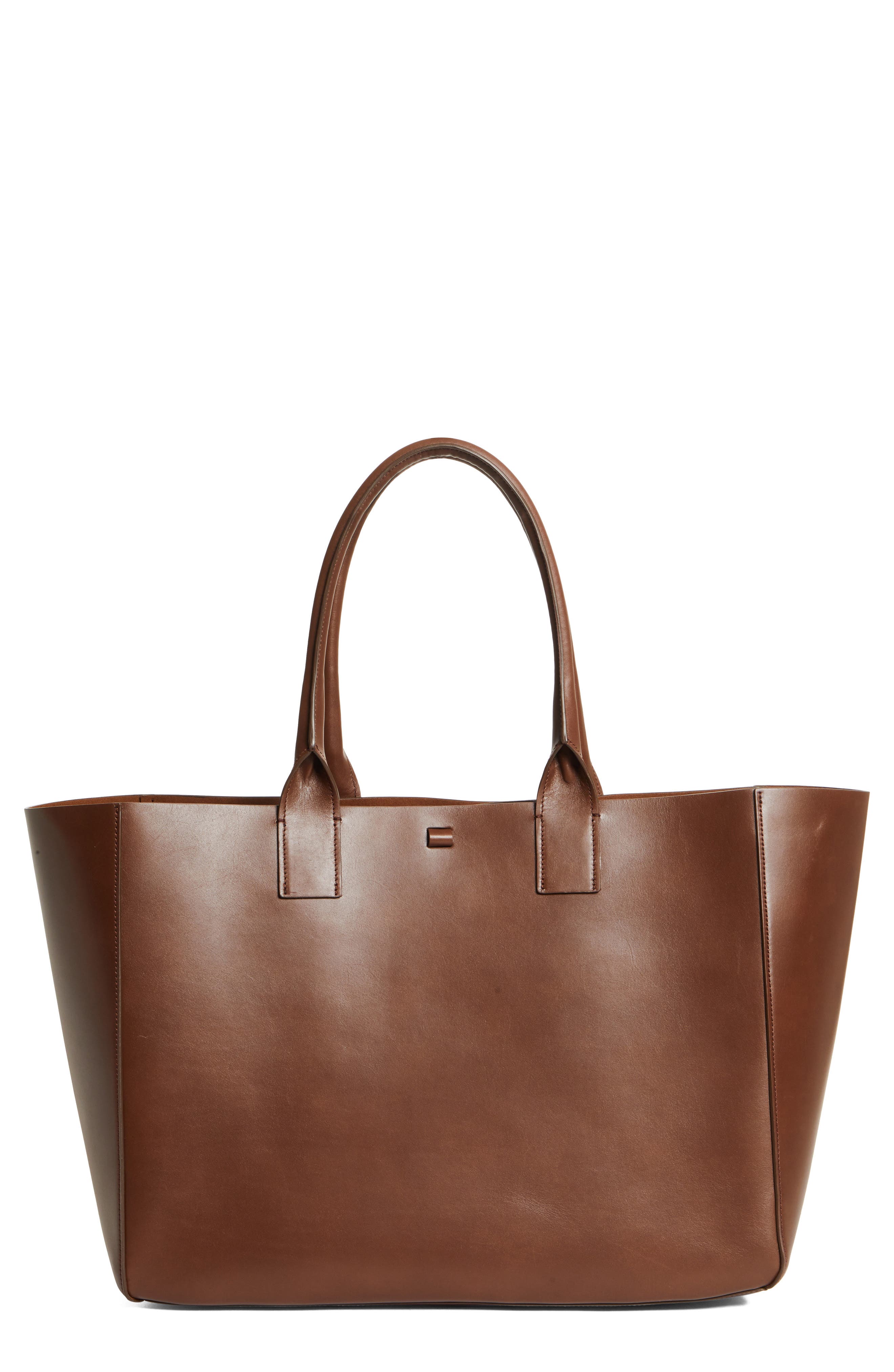 Yvonne Koné Large Filippo Leather Tote, Main, color, 