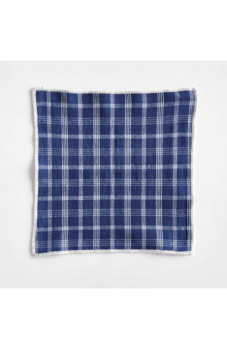 Napa Home & Garden Barclay Butera Oakwood Cocktail Napkins Set Of 4, Alternate, color, Blue