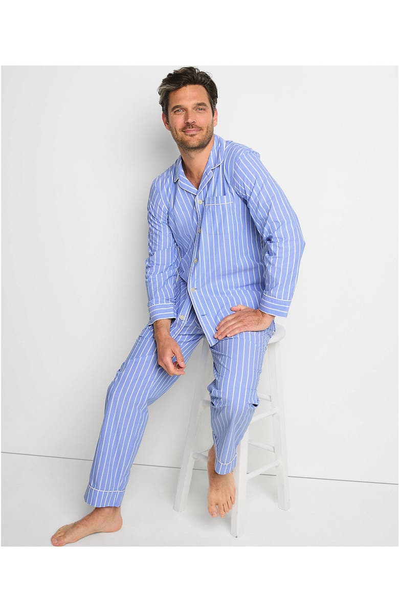 Lands' End Long Sleeve Essential Pajama Set, Alternate, color, 