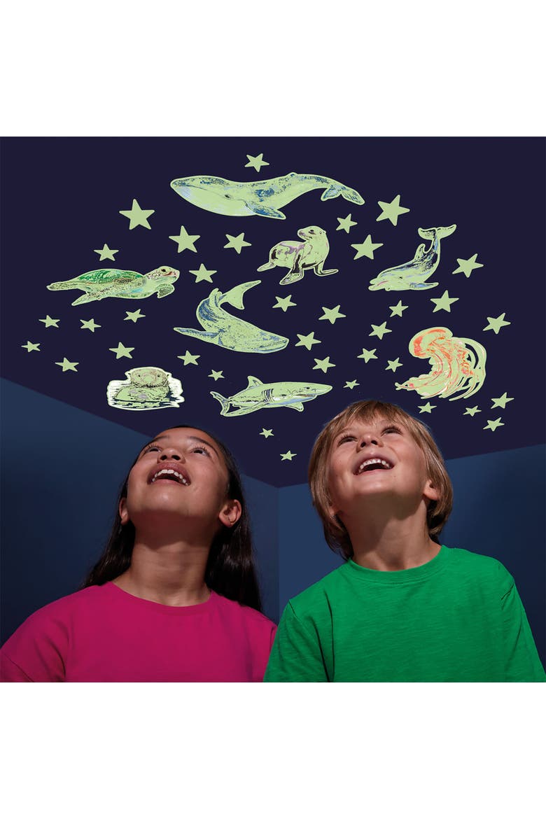 Glow Stars & Sea Creatures ECO, Glow Wall Décor, Alternate, color, Multicolored