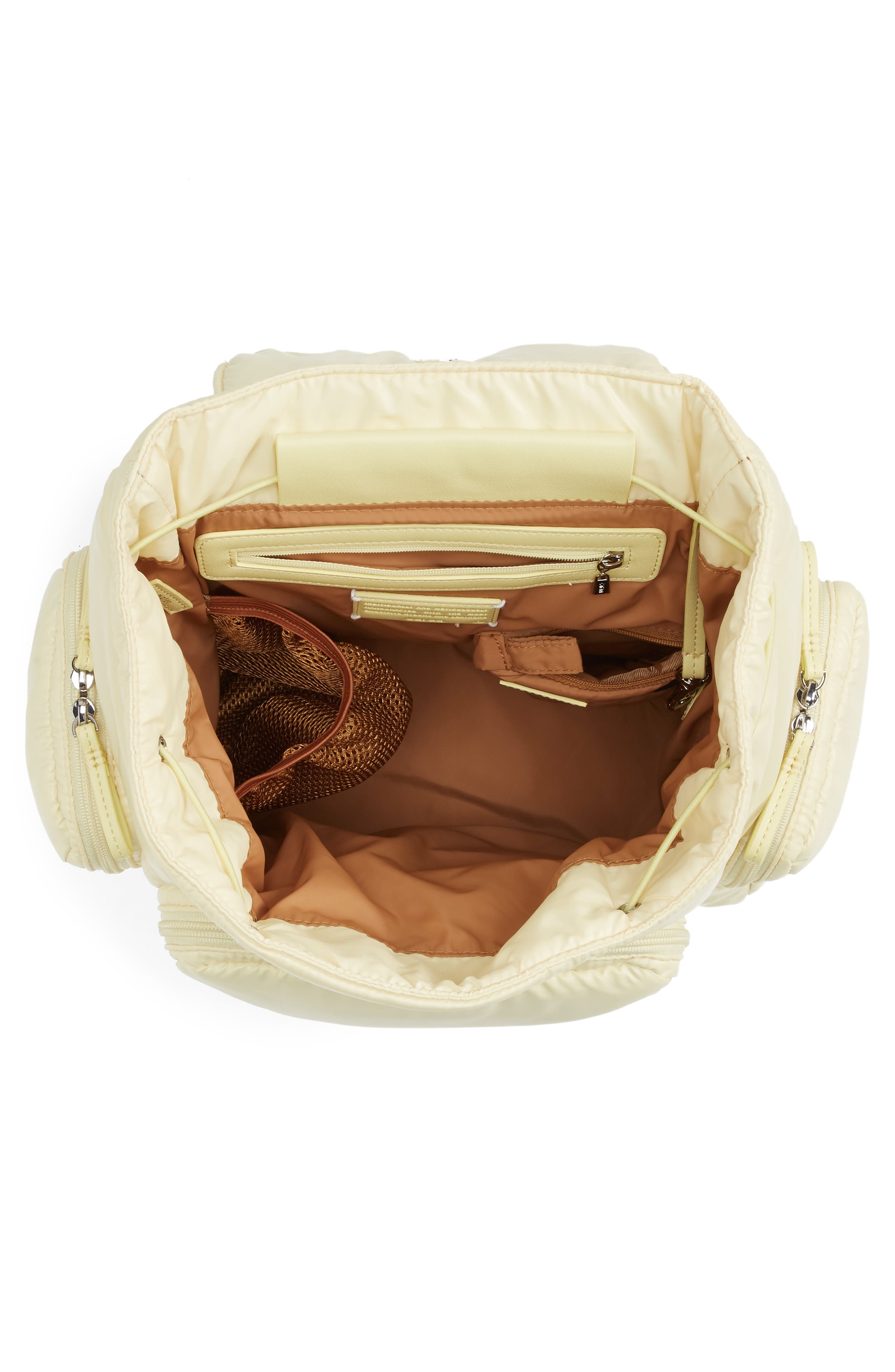 Small Cirrus Backpack, Alternate, color, CUSTARD