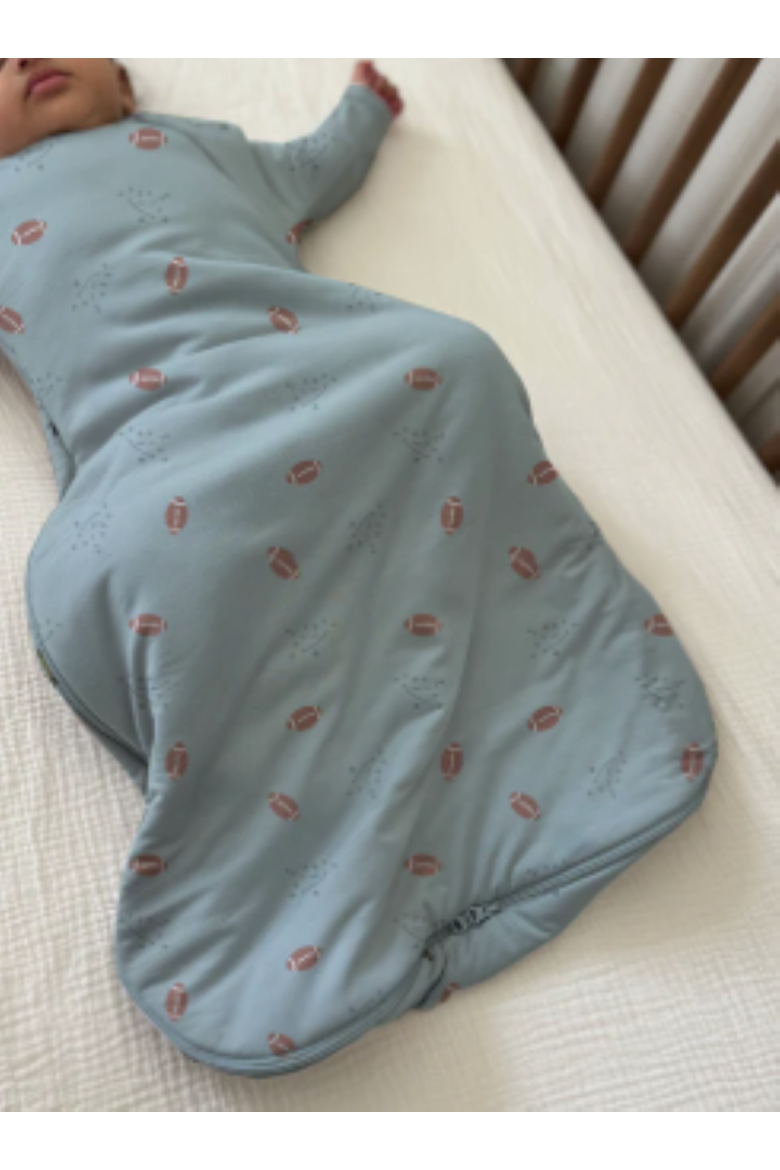 Long Sleeve Transitional Swaddle Sleep Bag, 2.5 TOG - Baby, Alternate, color, Football