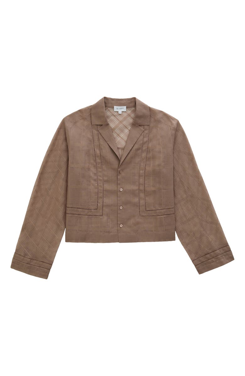AG Ellah Woven Shirt, Alternate, color, Cork