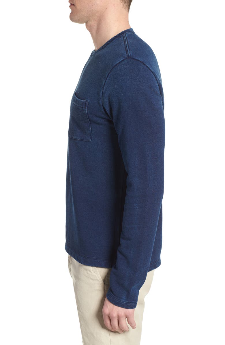 AG Byron Crewneck Cotton Pocket Sweatshirt, Alternate, color,