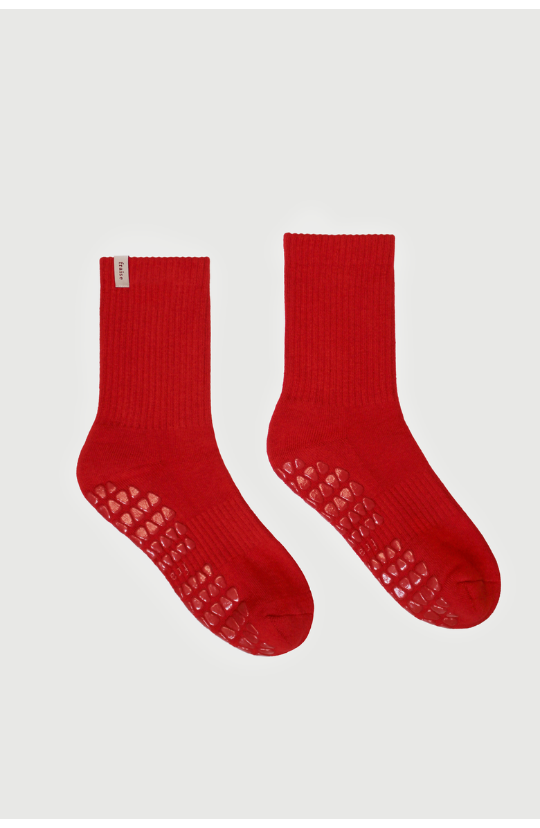 Fraise Premier Classic Crew Grip Socks, Main, color, Premier