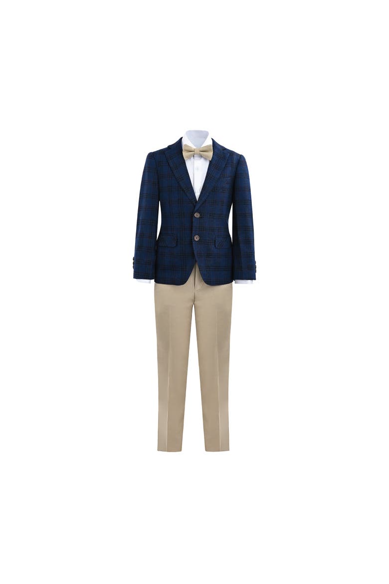 Plaid Suit, Main, color, Blue
