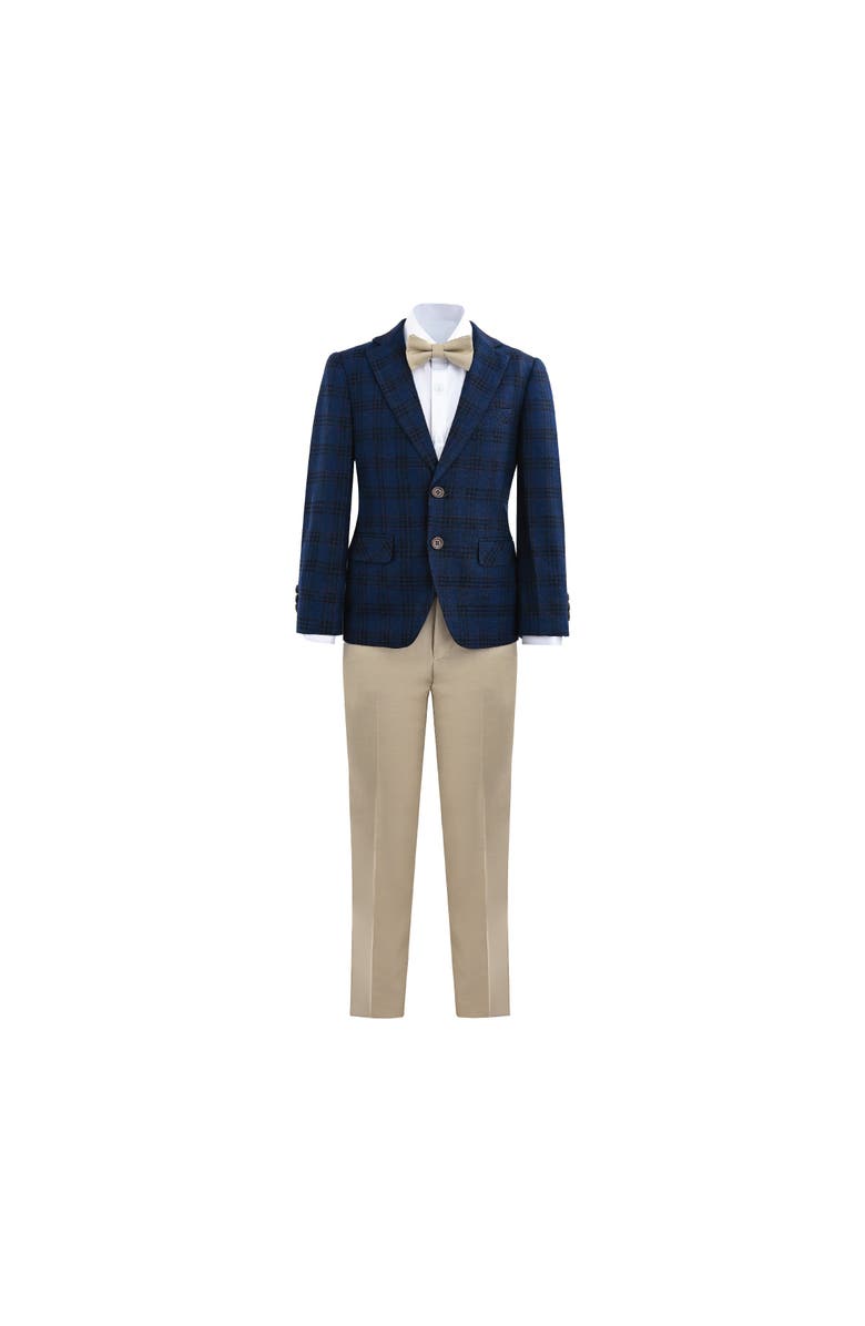 MOUSTACHE Plaid Suit, Main, color, Blue