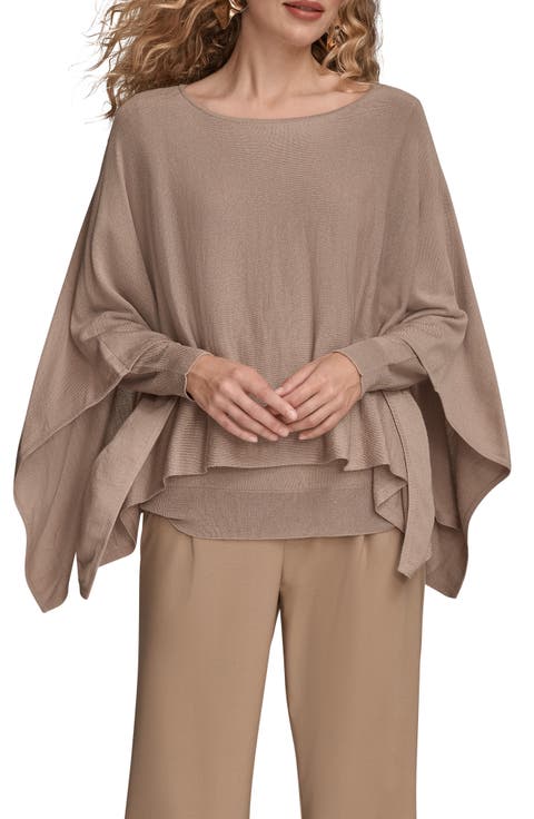 Cape Overlay Sweater