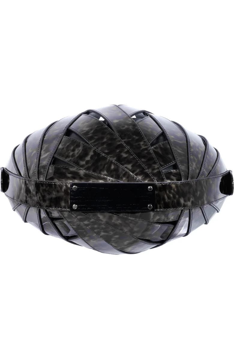 PERRIN PARIS Le Panier Handbag, Alternate, color, Ecaille Black