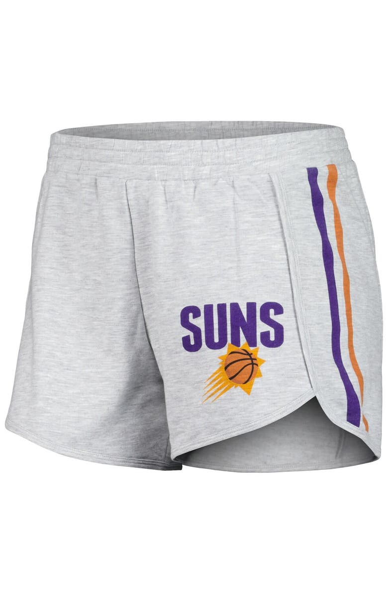 CONCEPTS SPORT Women's Concepts Sport Gray Phoenix Suns Cedar Long Sleeve T-Shirt & Shorts Sleep Set, Alternate, color, Gray