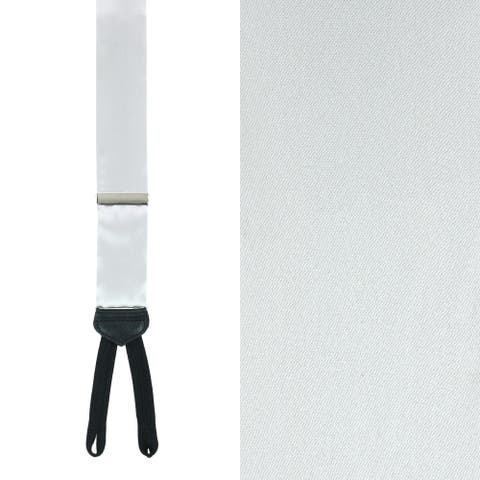 Big & Tall Sutton Solid Silk Formal End Suspenders (Braces)