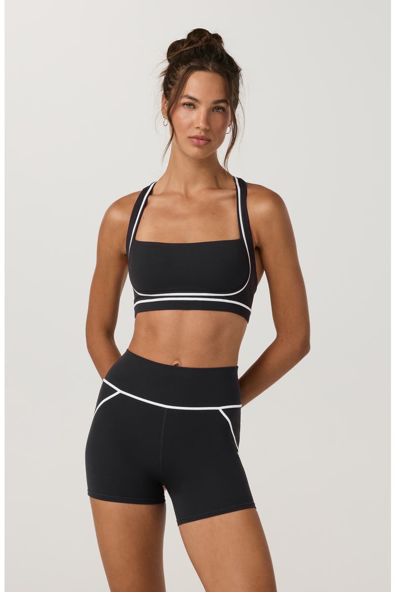 Allthefeels Linework Sports Bra, Alternate, color, BLACK