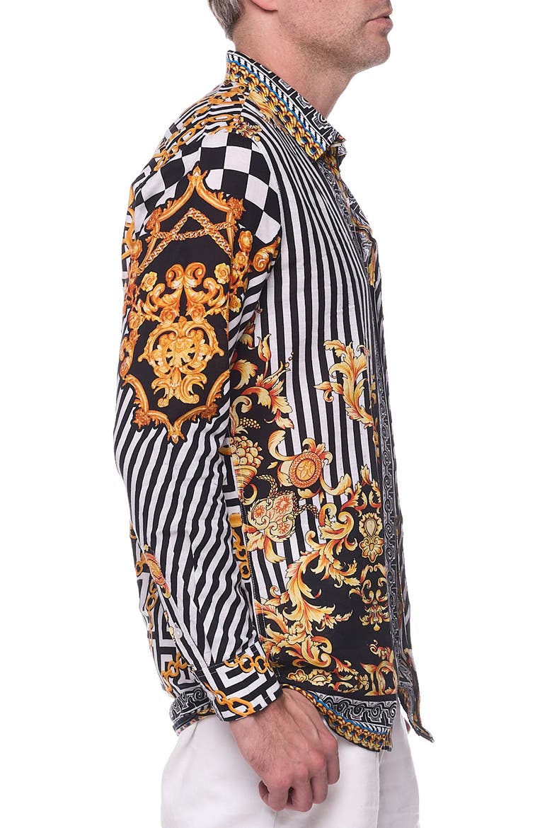 Full Sleeves Resort Shirt, Alternate, color, BLACK