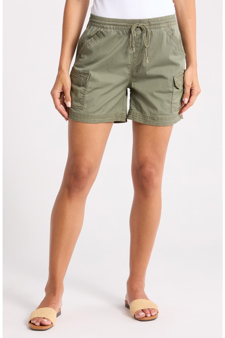 Corey Stretch Cotton Shorts, Main, color, LAUREL