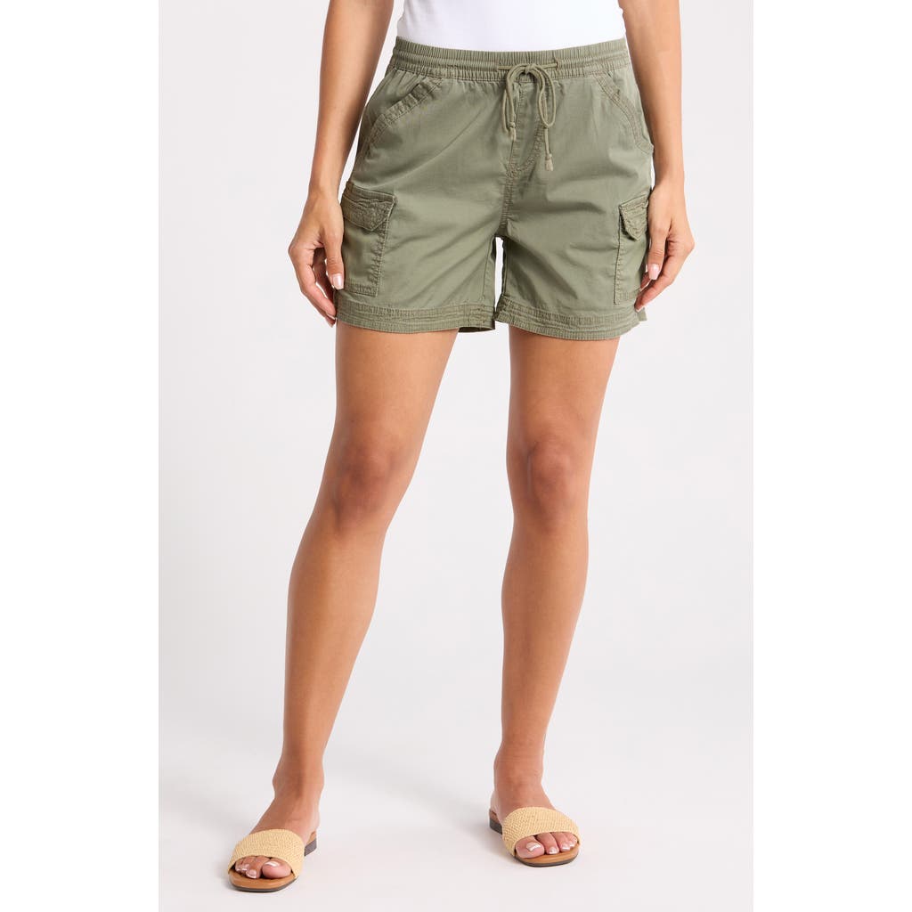 Supplies By Unionbay Corey Stretch Cotton Shorts In Green