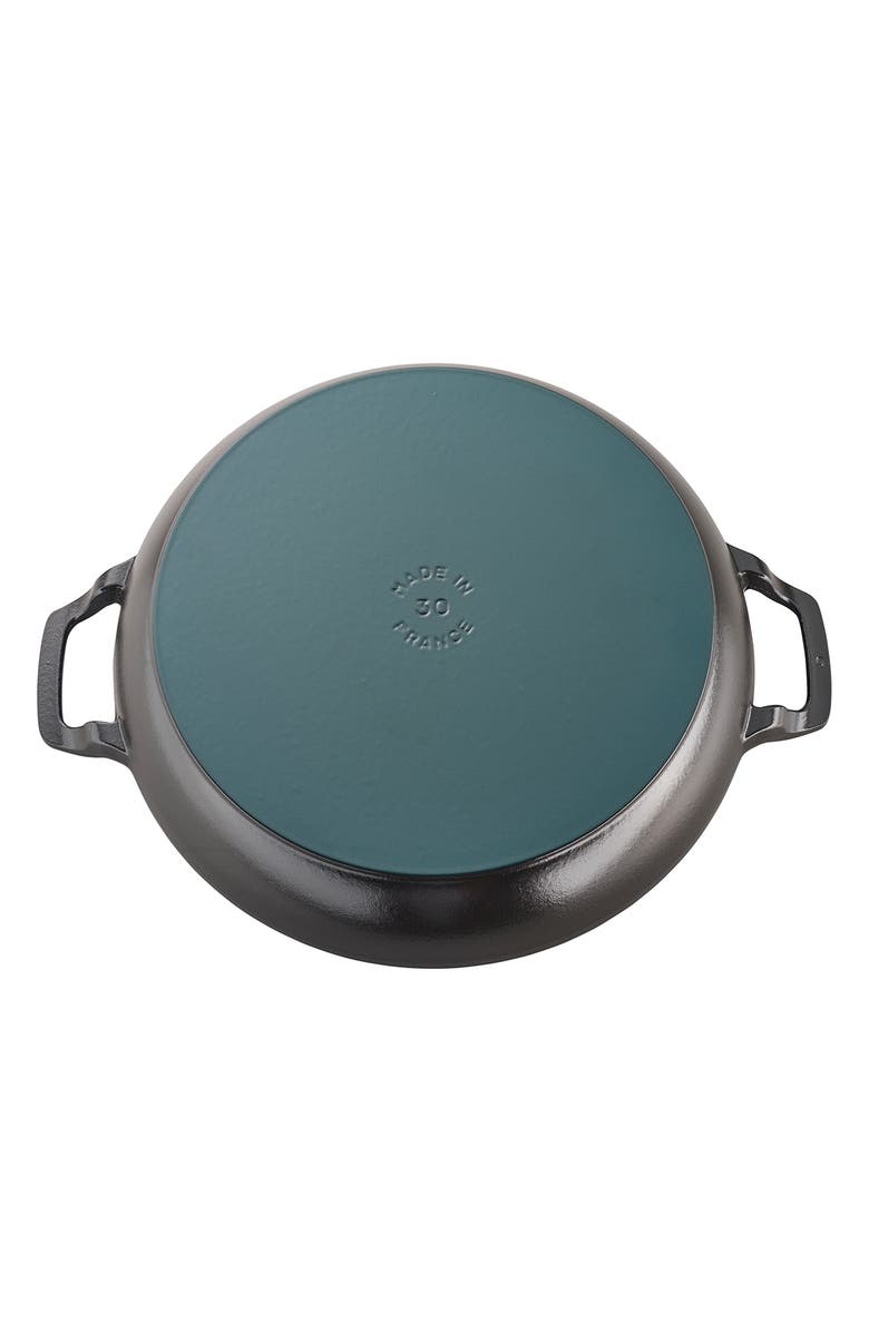 Staub 3.5-Quart Enameled Cast Iron Braiser, Alternate, color, Matte Black