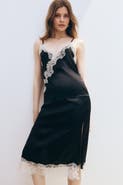 H&M Lace-trimmed skirt