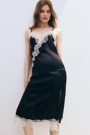 H&M Lace-trimmed skirt