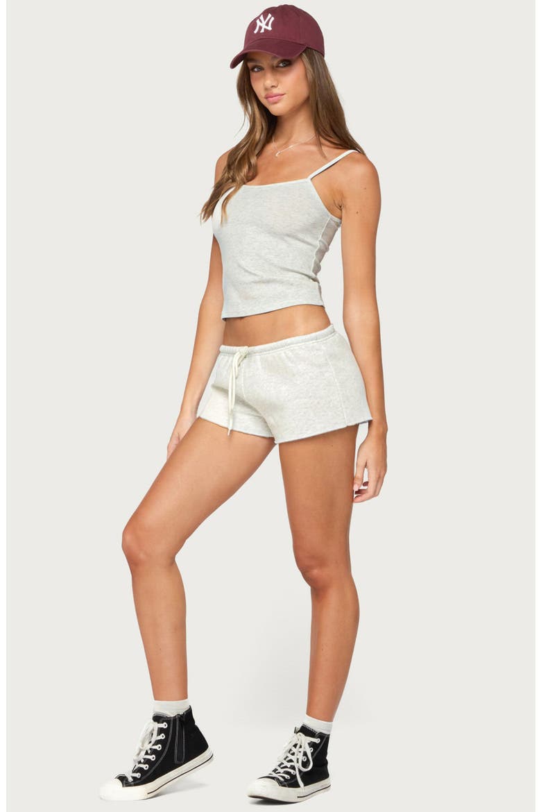 Cataleya Knit Shorts, Alternate, color, LIGHT-GRAY-MELANGE