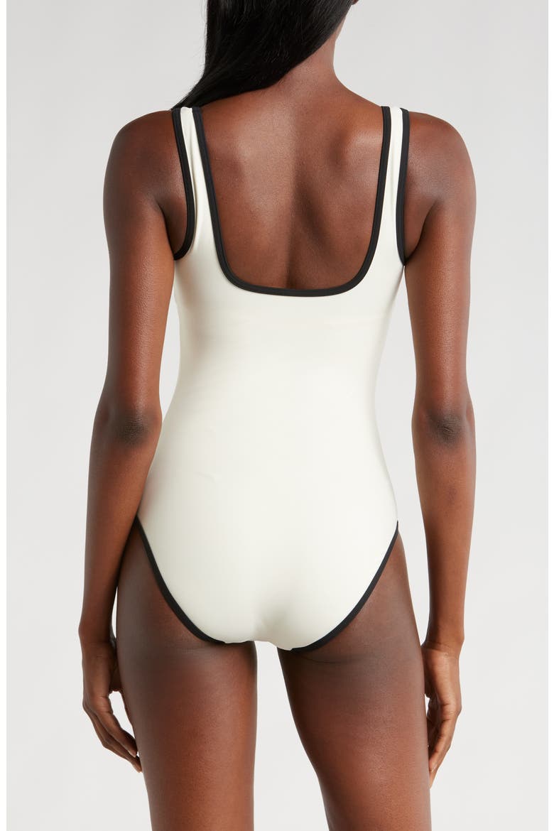 McKenna One-Piece Swimsuit, Alternate, color, PEARL
