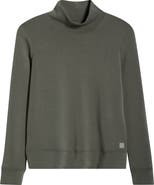 MPG Dreamweave Recycled Polyester Blend Mock Neck Sweatshirt
