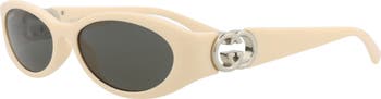 54mm Oval Sunglasses