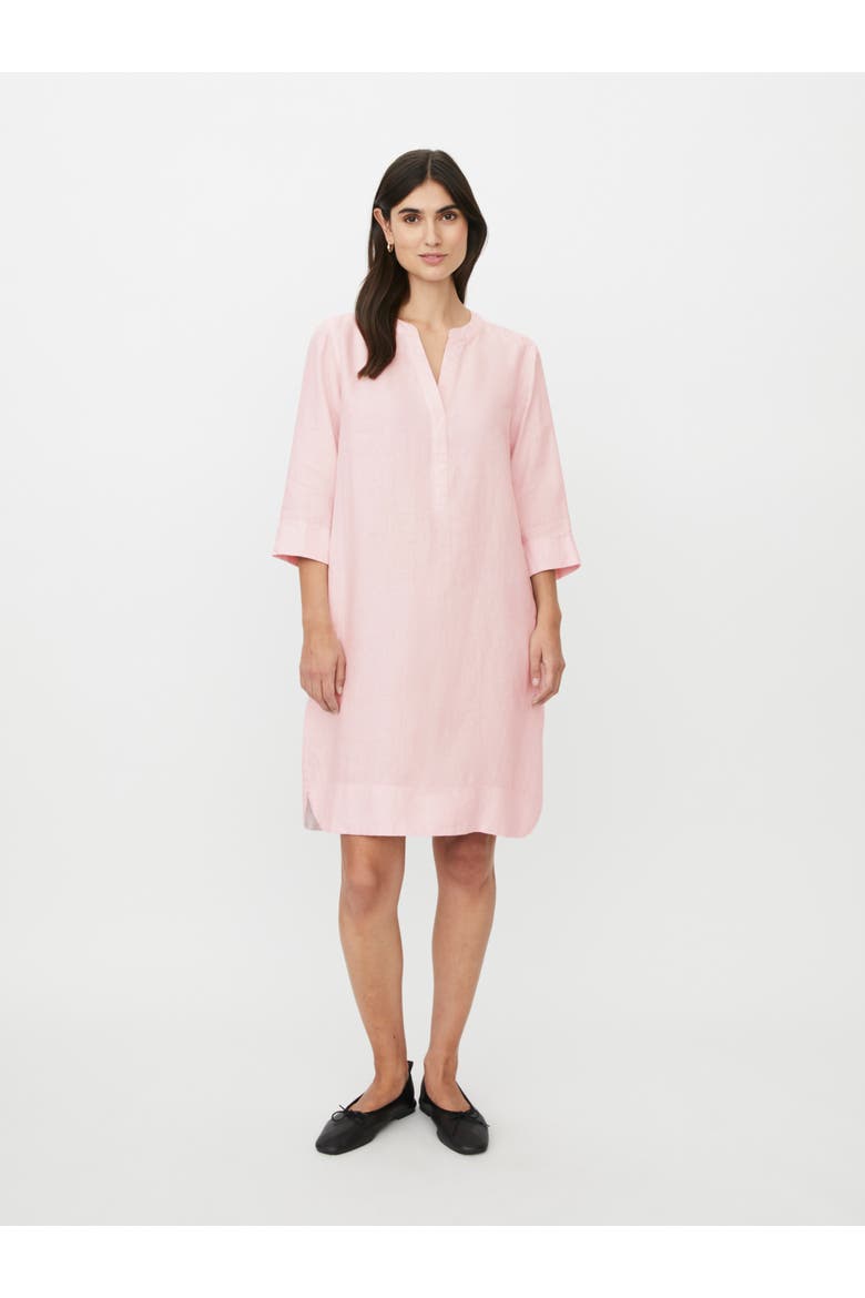 MaNokolo Linen Tunic Dress, Main, color, Primrose