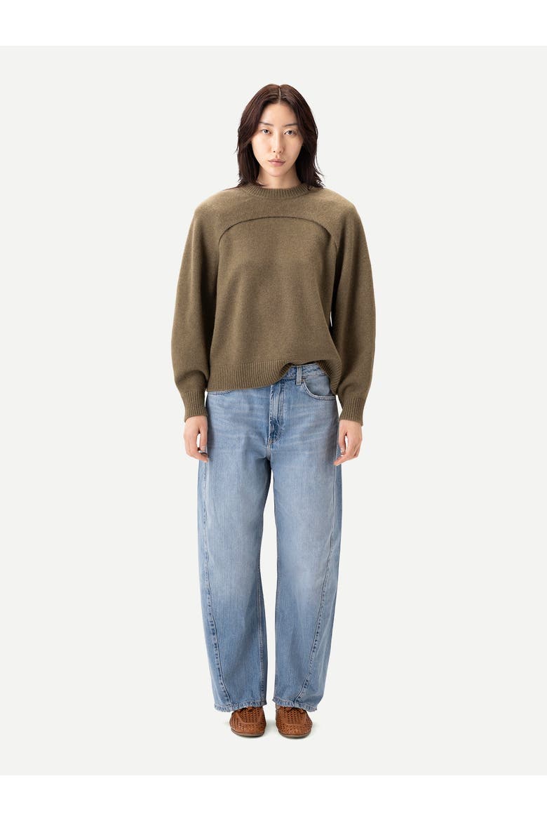 Cashmere Crewneck Twin Set, Alternate, color, aloe