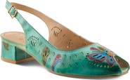L'Artiste by Spring Step Streetpeep Slingback Peep Toe Sandal