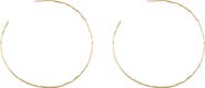 NORDSTROM RACK Demi Fine 54mm Hammered Hoop Earrings
