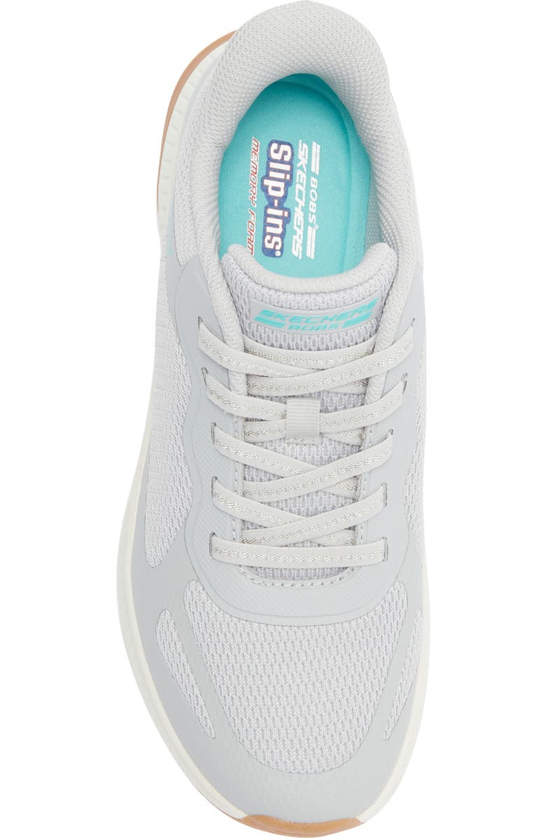 SKECHERS Slip-ins<sup>®</sup> BOBS<sup>®</sup> Sport<sup>™</sup> Squad 4 - Staple Look, Alternate, color, Light Grey