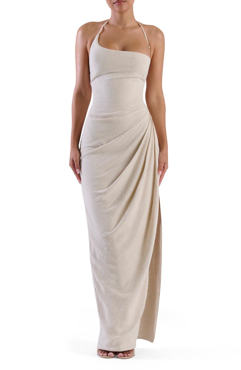 Naked Wardrobe Side Slit Dress, Main, color, 