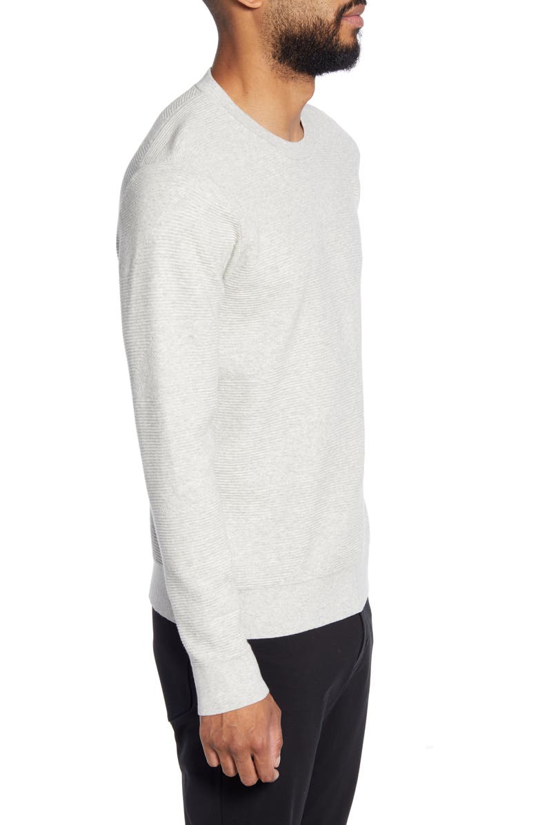 Club Monaco Ottoman Stitch Slim Fit Crewneck Sweater, Alternate, color,