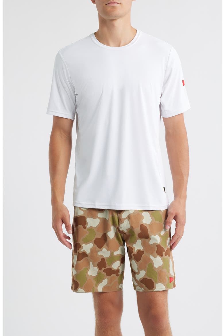 Sun Pro UPF Performance T-Shirt, Main, color, WHITE