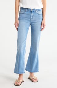 7 For All Mankind Dojo Crop Flare Leg Jeans