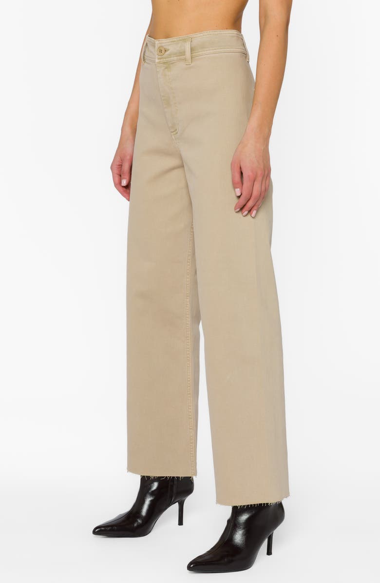 VELVET HEART Margiela High Waist Wide Leg Pants, Alternate, color, Sandy Beige