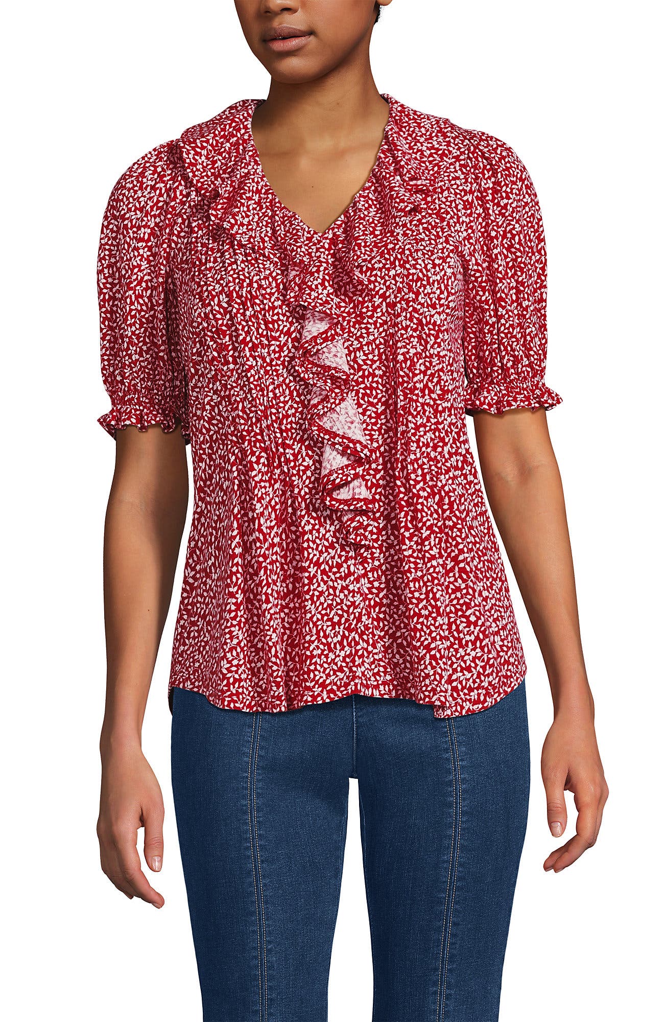 Red Ditsy Floral