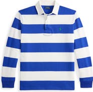 Polo Ralph Lauren The Iconic Rugby Stripe Long Sleeve Polo