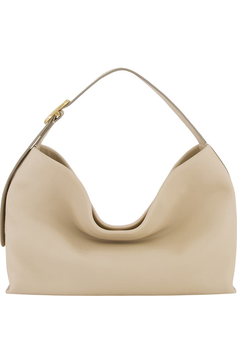 Vince Small Plonge Vivian Leather Hobo Bag, Main, color, Marzipan