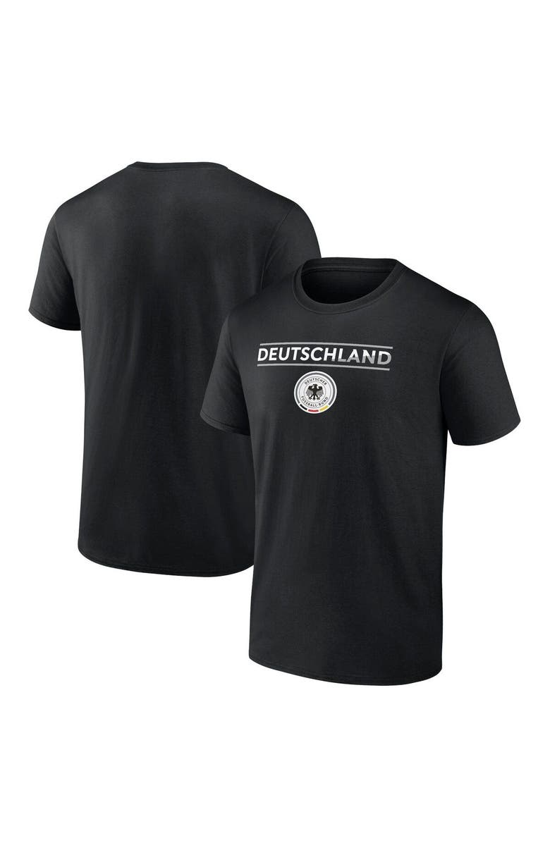 FANATICS Men's Fanatics Branded Black Germany National Team Iconic T-Shirt, Alternate, color, 
